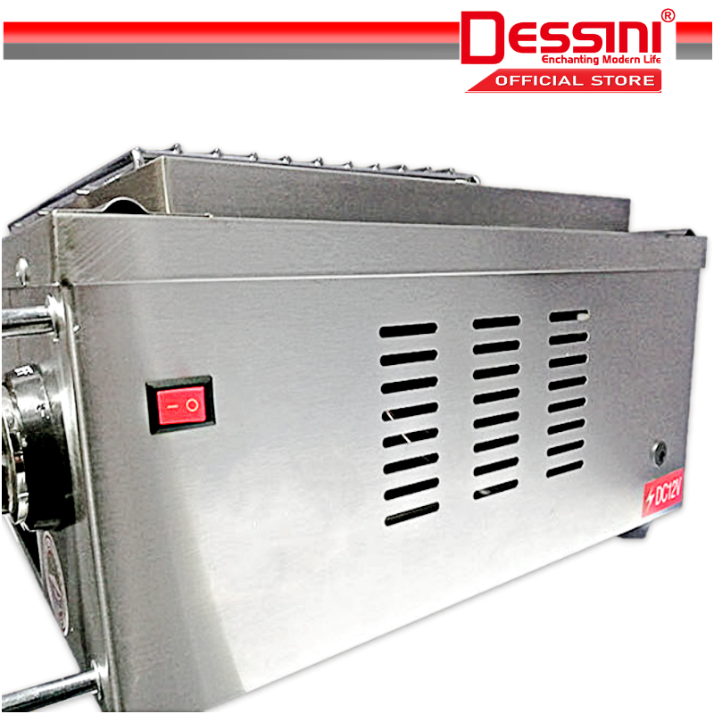 DESSINI ITALY CE Approval 2800Pa Gas BBQ Grill Stove Non Stick