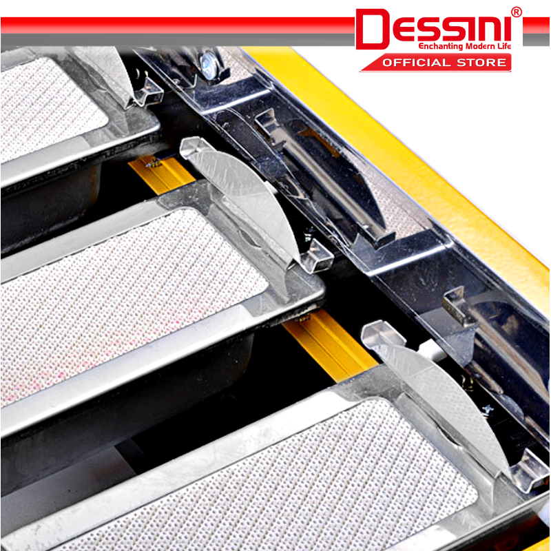 DESSINI ITALY CE Approval Stainless Steel Gas BBQ Grill Stove 2800Pa