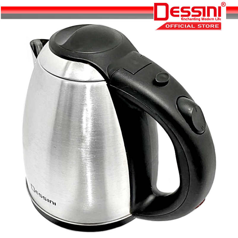DESSINI ITALY Stainless Steel Electric Kettle Automatic Cut Off Boiler