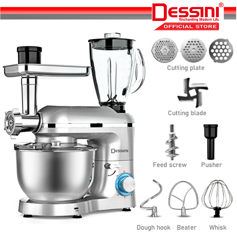 DESSINI ITALY 5 IN 1 Electric Stand Mixer Dough Egg Beater Blender