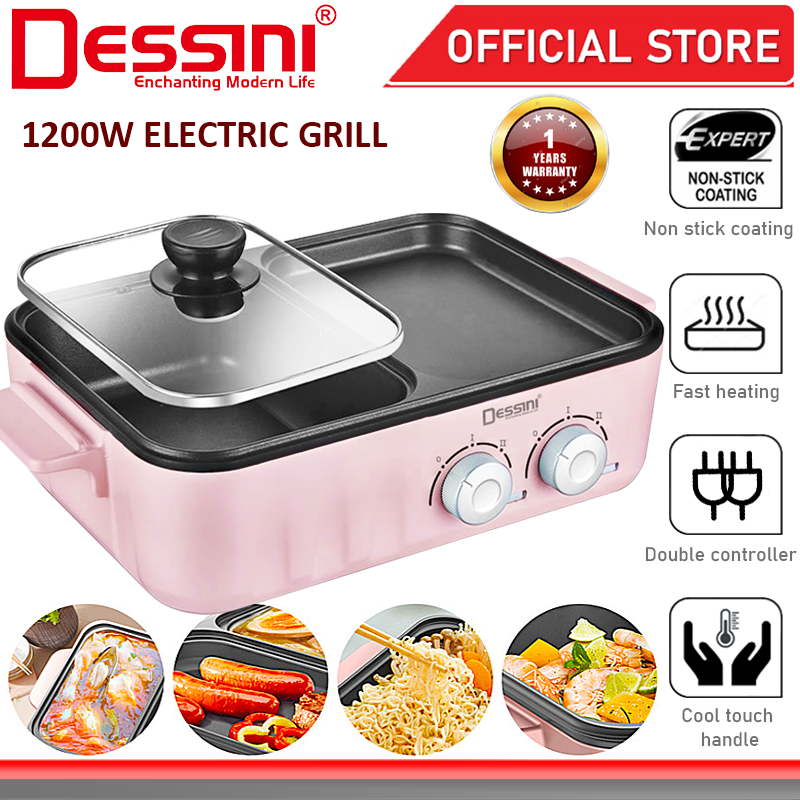 electric grill without non stick coating