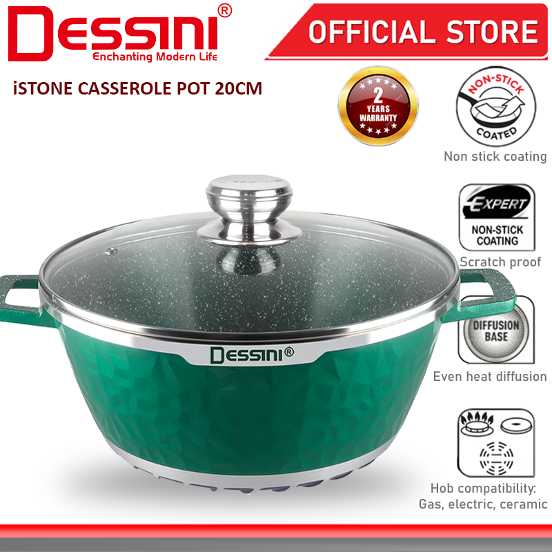 DESSINI ITALY IStone IST20 Granite Die Cast Aluminium Non Stick