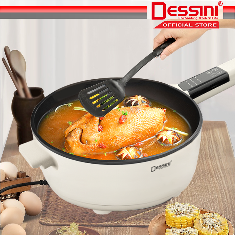 DESSINI ITALY Electric Cooker Steamboat Hot Pot Non Stick Frying Wok