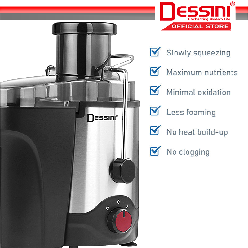 DESSINI ITALY Stainless Steel Blender Grinder Chopper Mixer Miller Juicer  Extractor Smoothie Ice Crusher Pengisar